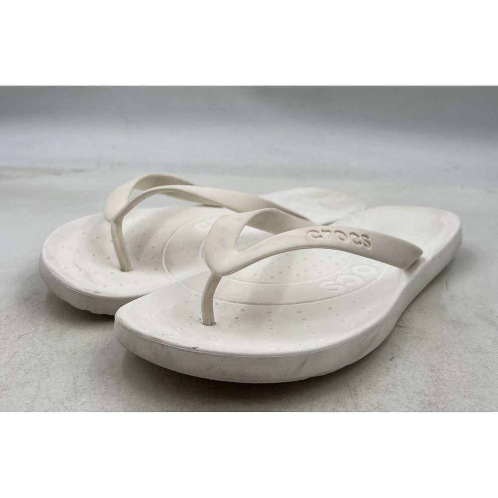Crocs Flip Flop Shoes Men's Size 8 Women's Size 10 Comfort Sandals Kadee Pool